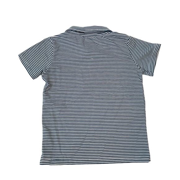 NWT Itsy Bitsy Size 4 Blue Stripe Football Polo - Picture 3 of 3